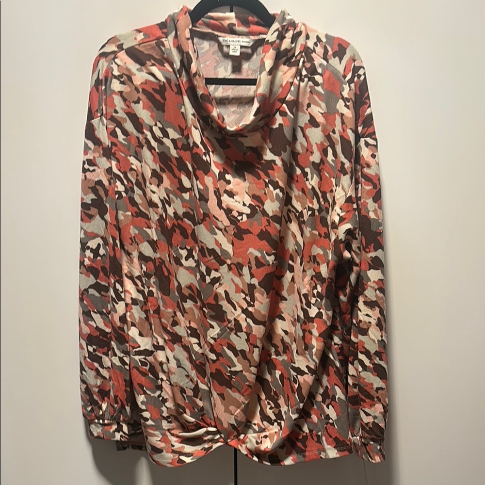 NWT Cute Camouflage Print Women's Top